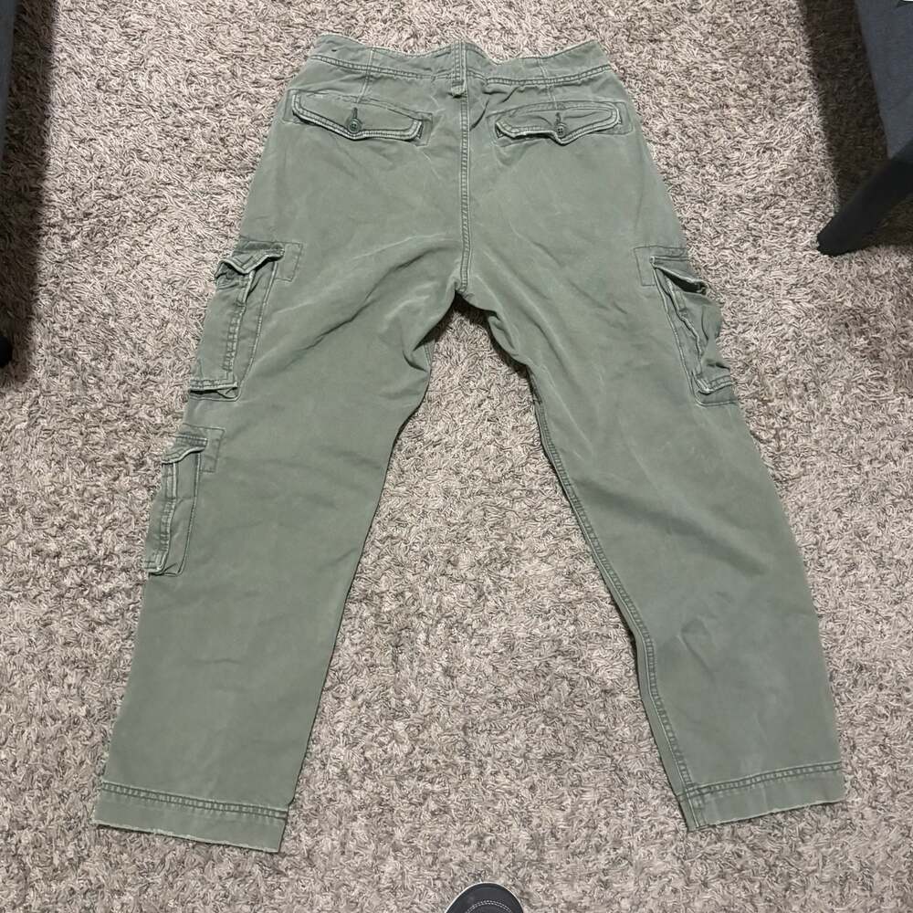 Abercrombie & Fitch Loose Cargo Pants 31x30 Green - Picture 10 of 10